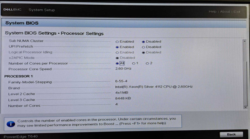 Dell PE T640 32x 2.5" | 1x Xeon Silver 4112, 16GB DDR4, H730P RAID, 2x 750W