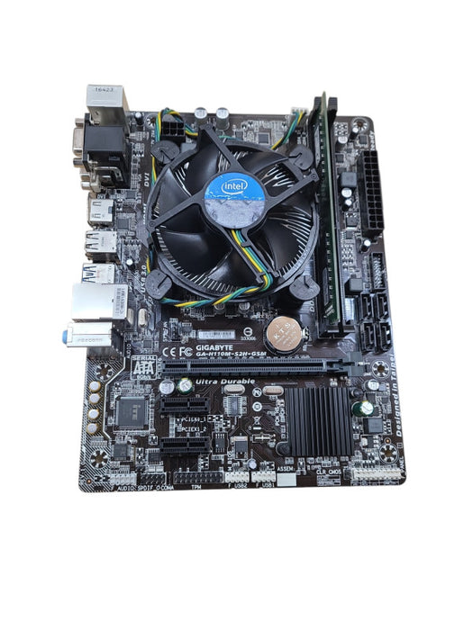 GIGABYTE GA-H110M-S2H-GSM MICRO-ATX with i5-6600K, I/O Shield, 16GB DDR4