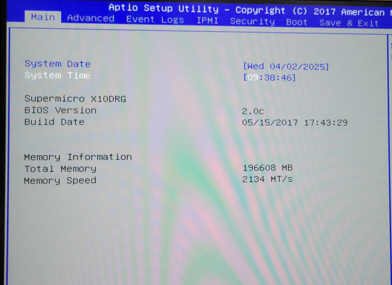 SuperMicro X10DRG 2U Server 2x Xeon E5-2630v4 2.20GHz 192GB DDR4 2x PSU SEE _