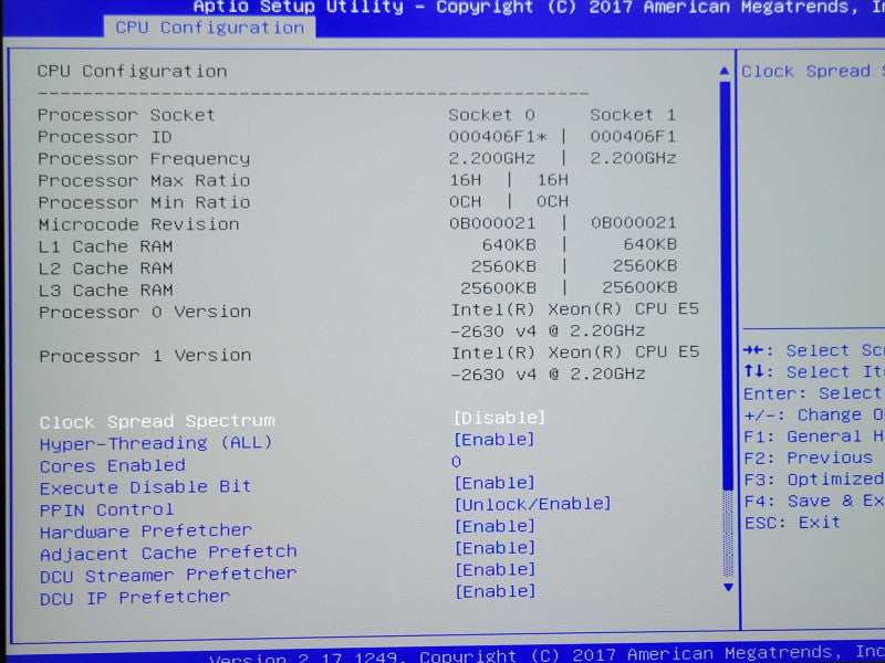 SuperMicro X10DRG 2U Server 2x Xeon E5-2630v4 2.20GHz 192GB DDR4 2x PSU SEE _