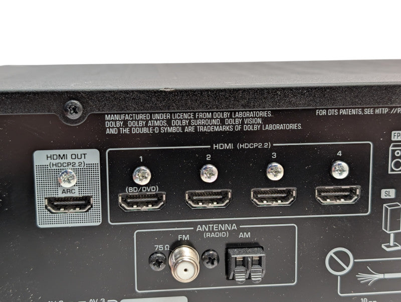 Yamaha RX-V585 7.2-Channel AV Receiver 4K HDMI  -