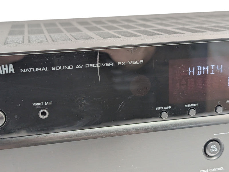 Yamaha RX-V585 7.2-Channel AV Receiver 4K HDMI  -