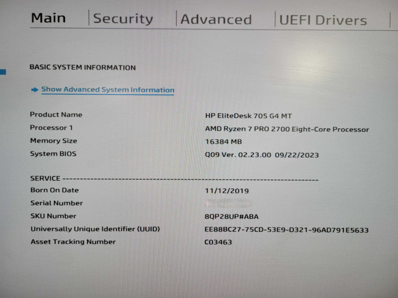 HP ELITEDESK 705 G4 MT AMD Ryzen PRO 7 2700, 16GB RAM 256GB NVMe P1000 GPU !