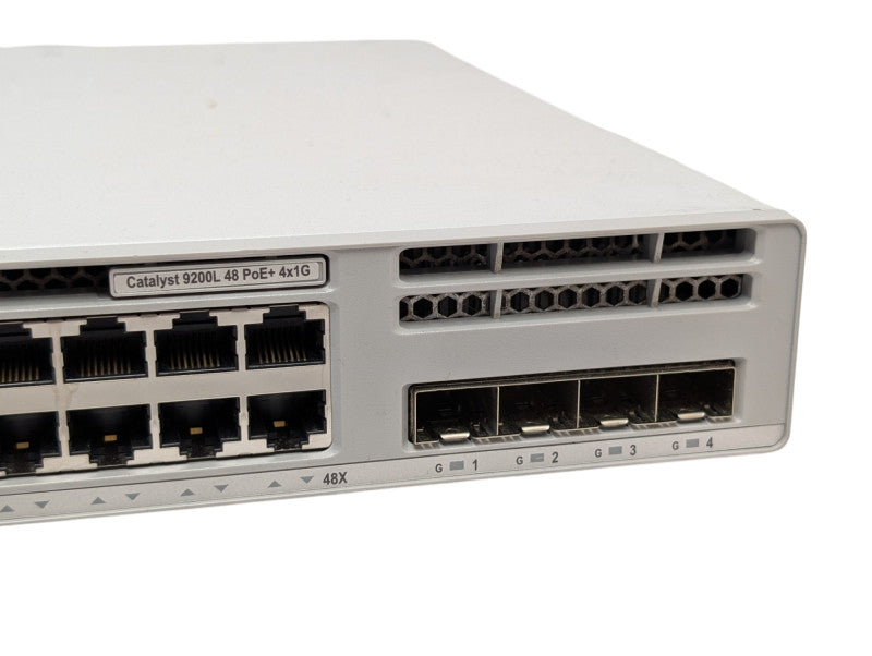 Cisco Catalyst 9200L 48 PoE+ 4x1G C9200L-48P-4G-E v01 Smart Managed Switch  -