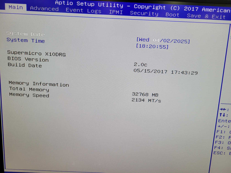 Supermicro X10DRG (218-20) 2x E5-2630 v4 32GB 3x GPU POSITION 2x1000W PSU %