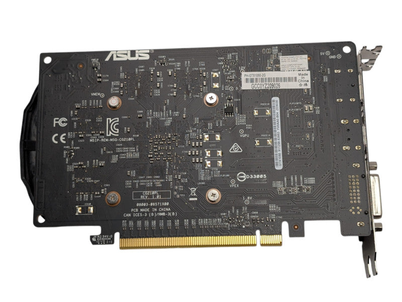 ASUS NVIDIA GeForce GTX 1050 2GB Graphics CardPH-GTX1050-2G -