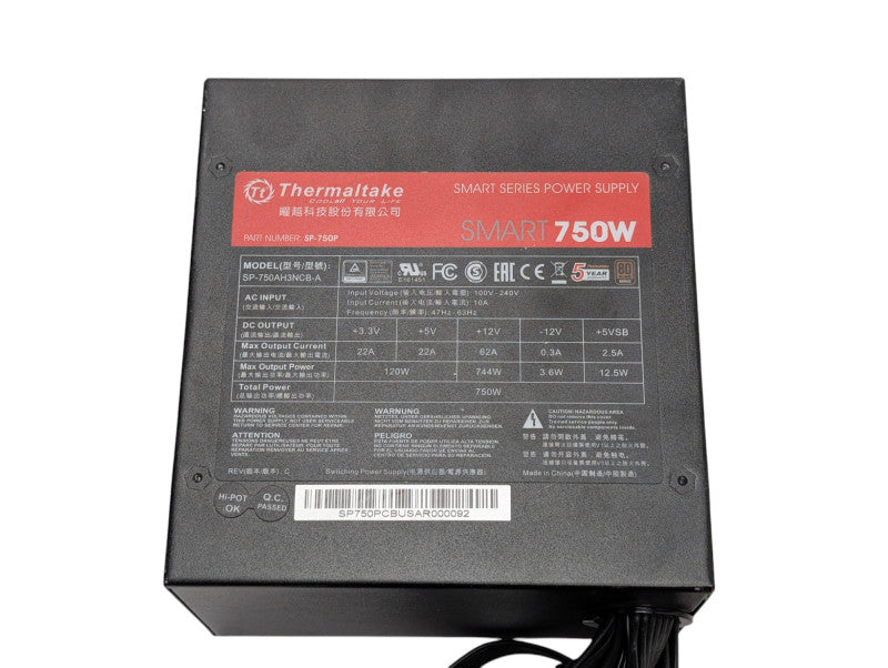 Thermaltake Smart 750W Desktop Power Supply SP-750P -