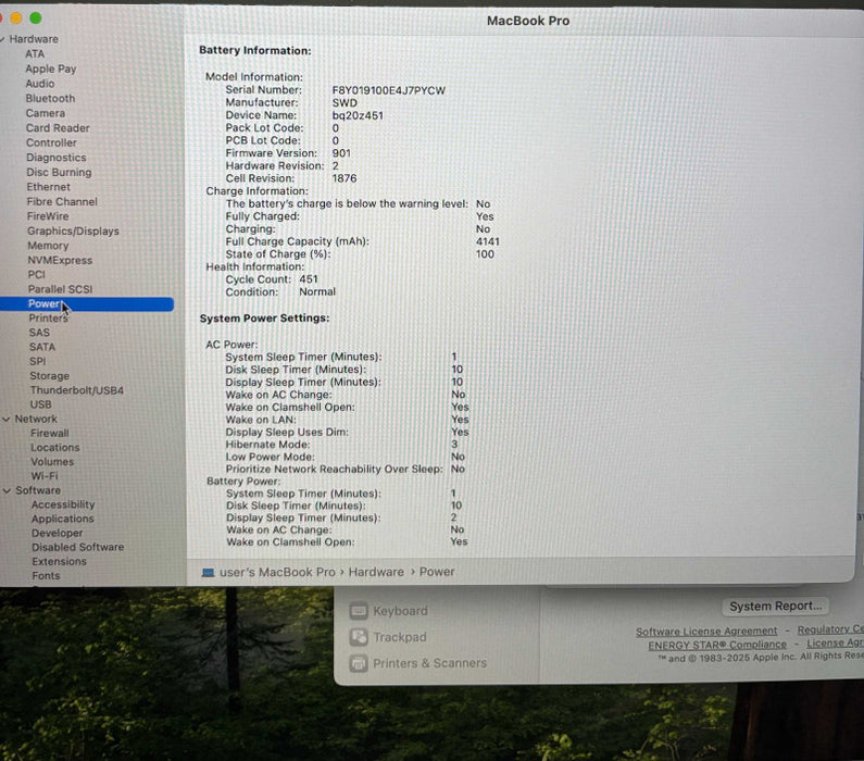 Apple MacBook Pro 13" 2020 i5-1038NG7 16GB 512SSD No Power Adapter