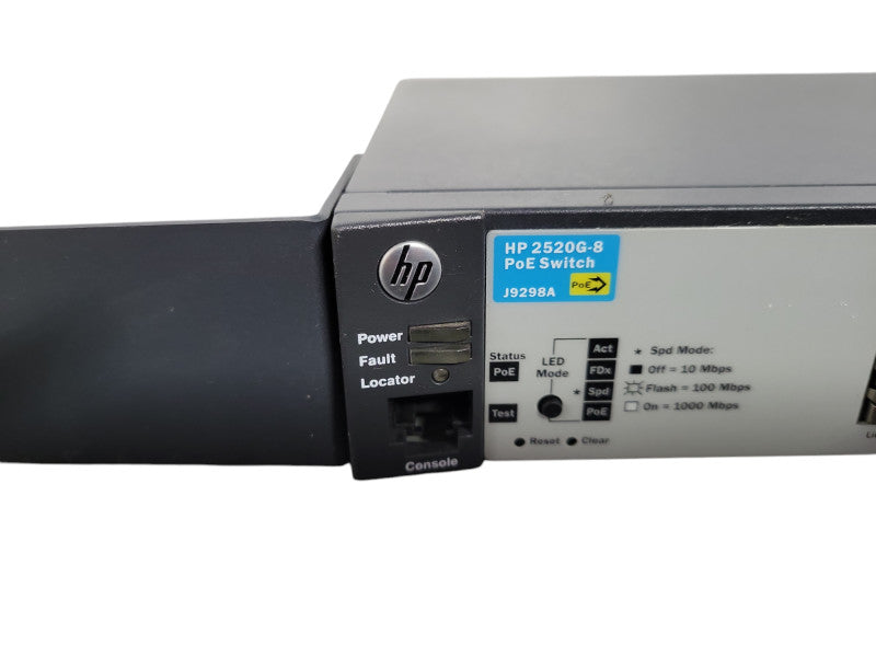 HP ProCurve 2520G-8-PoE Switch | J9298A | 8 port gigabit PoE Network Switch !