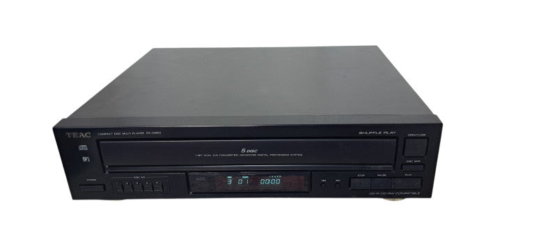 TEAC PD-D2610 5 Disc Carousel CD Changer| No Remote