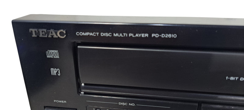 TEAC PD-D2610 5 Disc Carousel CD Changer| No Remote