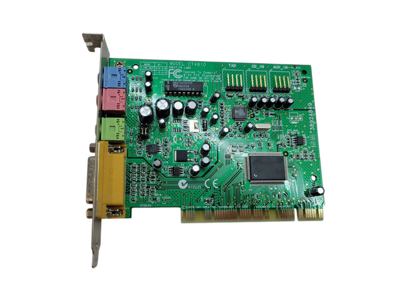 Creative Labs CT4810 Internal PCI audio Card Game port retro gaming %