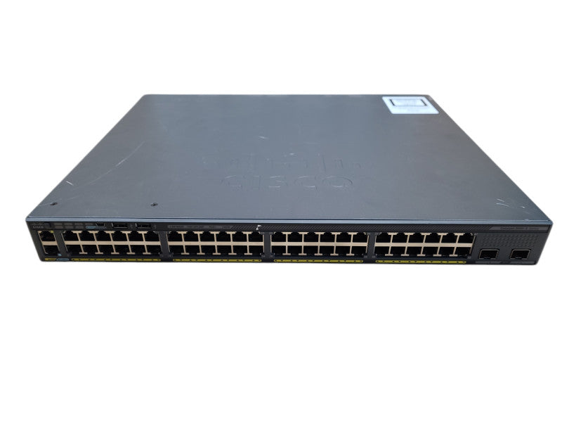Cisco WS-C2960X-48FPD-L | 48-Port Gigabit PoE+ 740W 2x 10G SFP+ Switch Q