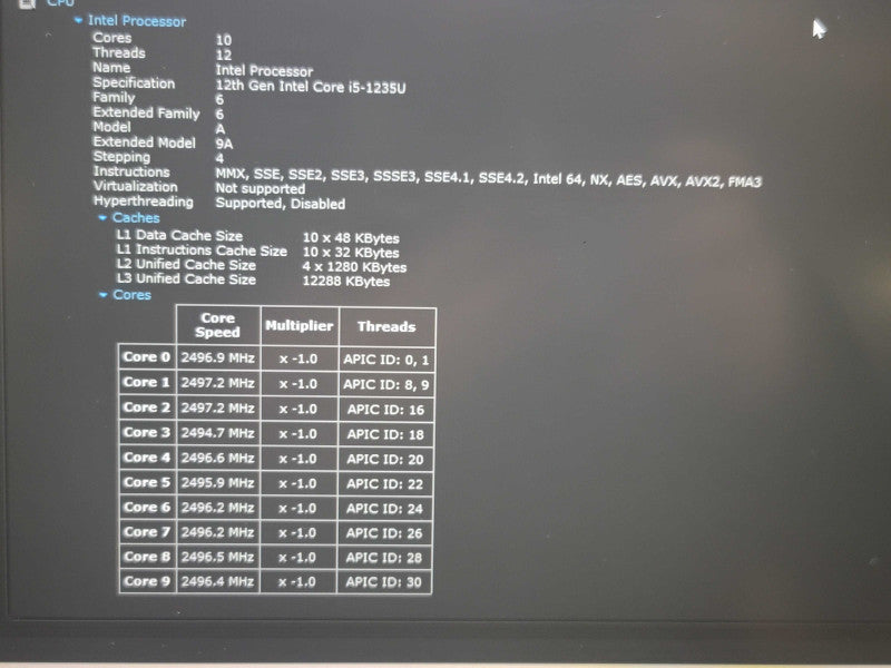 Lenovo ThinkPad E14 Gen 4 i5-1235U 16GB DDR4 256GB SSD  β Lap200