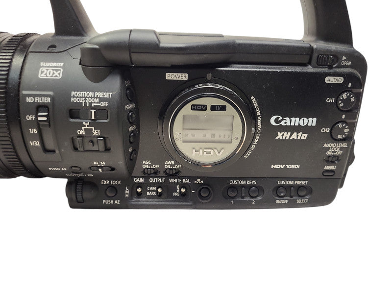 Canon XH A1S Mini DV Camcorder HDV READ $