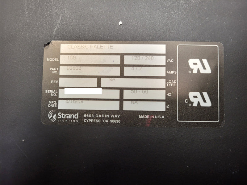 StrandLighting Philips Classic Palette 150  $