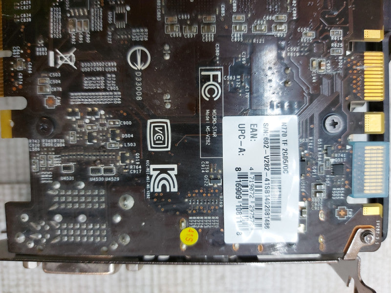 MSI Nvidia GTX 770 N770 TF 2GD5/OC 2GB GDDR5 Video Graphics Card