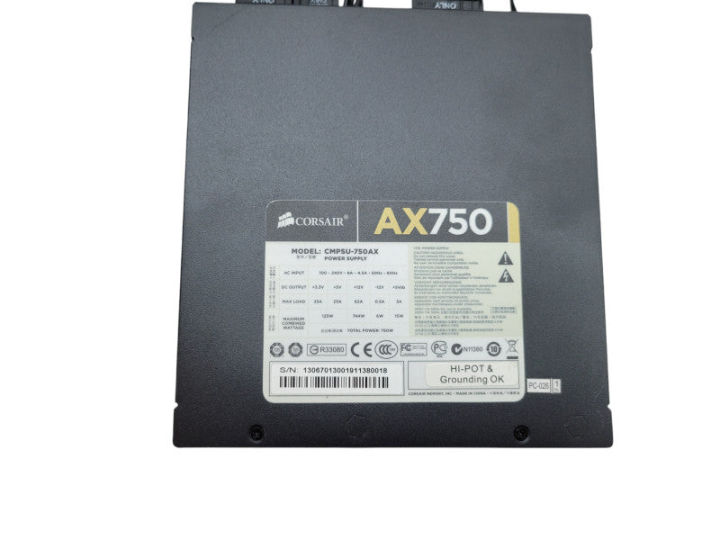 CORSAIR 750W Modular ATX PSU (AX750 / CMPSU-750AX) %