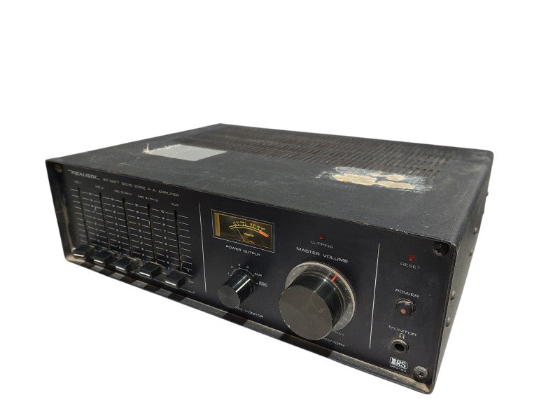 Vintage Realistic MPA-80 Watt Solid State P.A. Amplifier Model: 32-2026 =