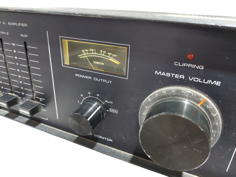 Vintage Realistic MPA-80 Watt Solid State P.A. Amplifier Model: 32-2026 =