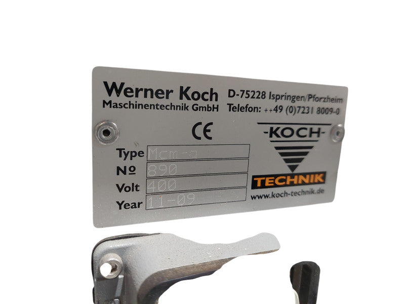 Koch Technik Type: MCM-G Mdl: 890 volt 400 year 2009  =