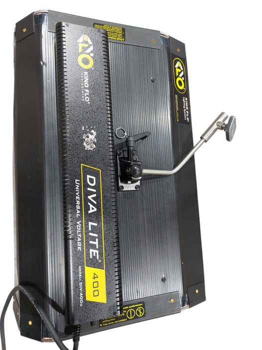 Kino Flo Diva Lite 400 Model:DIV-400U Complete Kit with Spare Bulb & Case  =