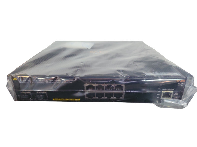 HPE Aruba 2930F JL258A 8G PoE+ 2SFP+ 8-Port Managed Networking Switch !