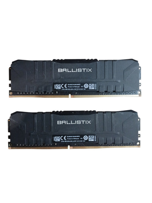 Crucial Ballistix 16GB (8GBx2) DDR4 RAM 3200 MHz (BL8G32C16U4B.M8FE1)