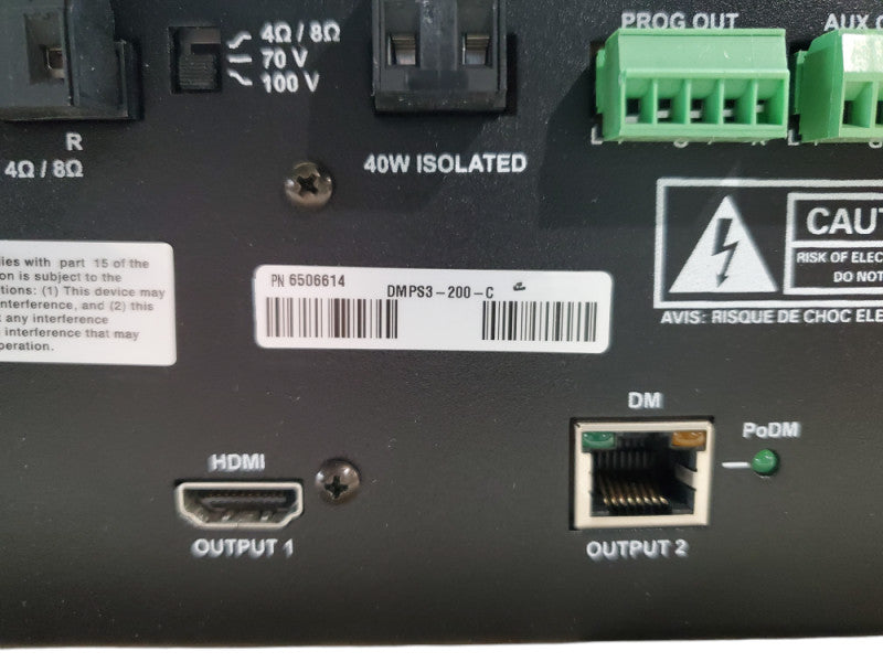 Crestron DMPS3-200-C 3 Series Professional Media Presentation System *READ*