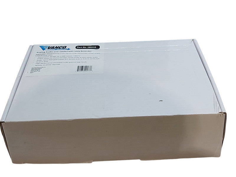 Vanco 280535 Analog Audio Over Cat5e/Cat6 Cable Extender