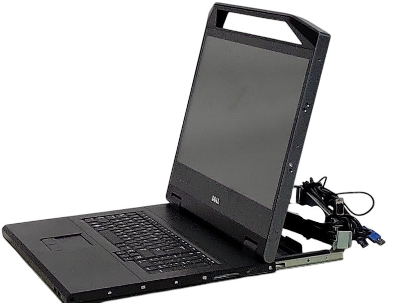 Dell 18.5" WXGA KMMLED185 1U KVM Rackmount LED Console, READ _