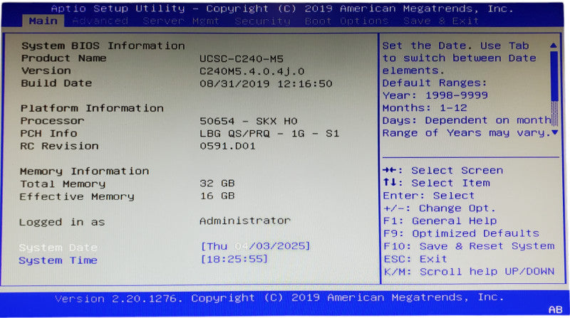 Cisco UCS C240 M5 2x Xeon Gold 6132 32GB RAM Cisco 12G RAID - No HDD