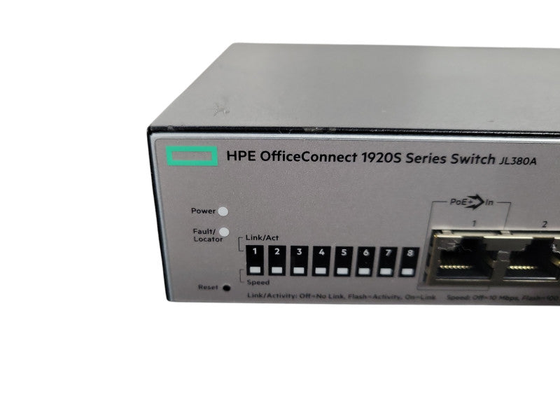 HPE OfficeConnect 1920S JL380A 8 Port Gigabit Network Switch !