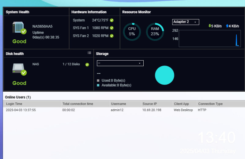 QNAP TS-1232PXU-RP 2U 12-Bay ARM-based 2.5G &10G NAS $