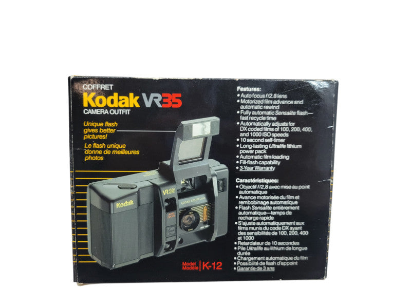 Kodak VR35 Model K12 35mm Film Camera Ektar Lens with Box (READ) %