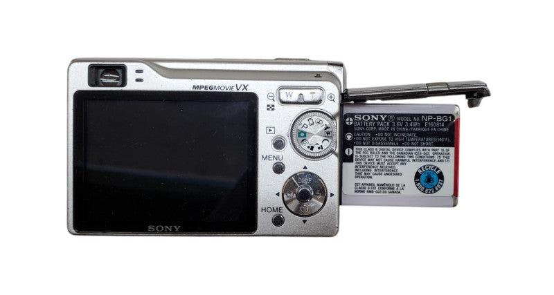 Sony Cyber-shot DSC-W80 7.2MP Digital Camera + Battery