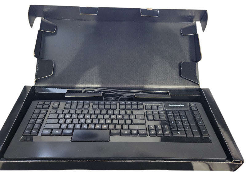 Steelseries Apex 64145 Gaming Keyboard RGB Backlit Macro Media Keys !