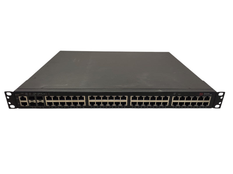 Brocade ICX 6430-48P ICX6430-48P 48x1GbE RJ45 PoE + 4x 1GbE SFP Port Switch $