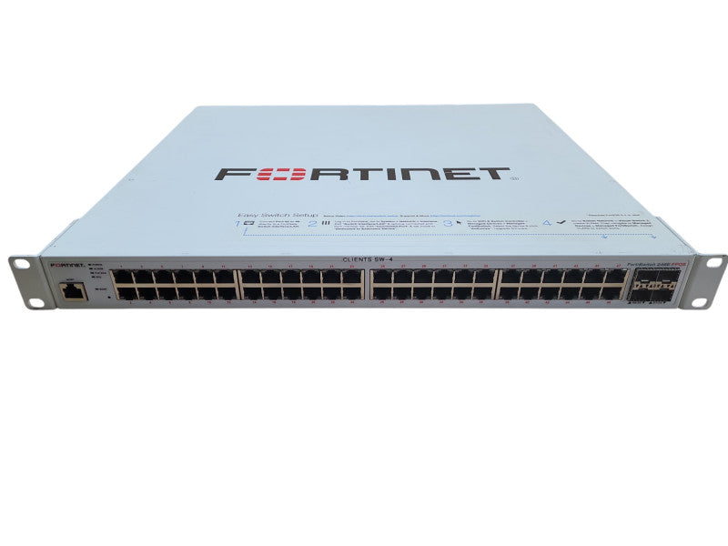 Fortinet FortiSwitch 248E-FPOE | 48-Port Managed L2 Gigabit PoE+ Switch