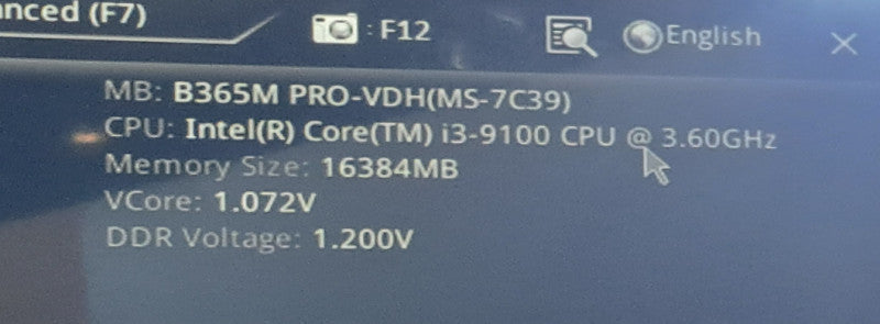 Entry Level Gaming PC i3-9100|250GB NVMe|16GB RAM|RX 6500 GPU