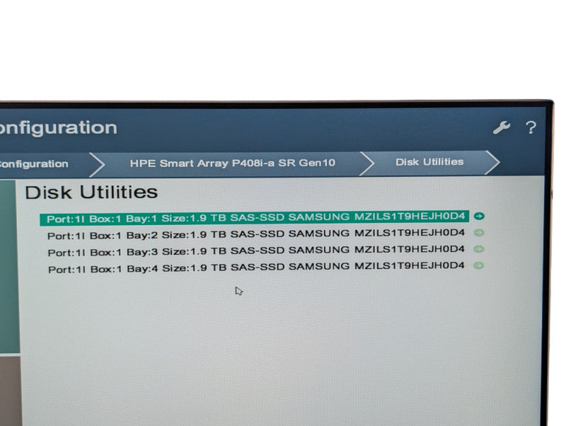 HPE ProLiant DL360 Gen10 1U Intel Silver 4208 96GB RAM 4x 1.9TB SAS SSD -