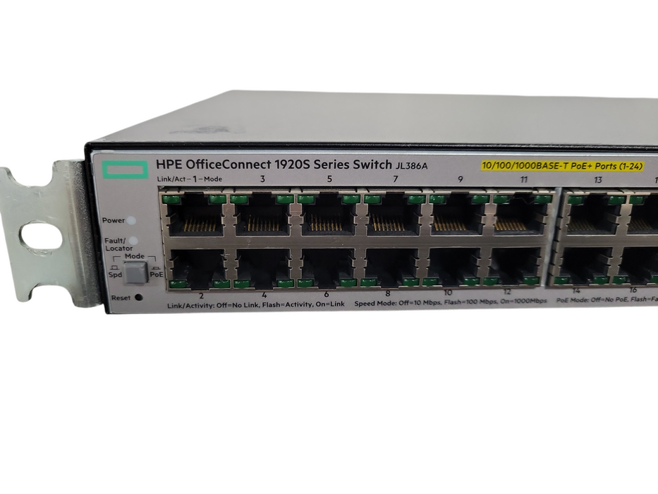 HP OfficeConnect Switch 1920S 48G 4SFP PPoE+ (370W) JL386A !
