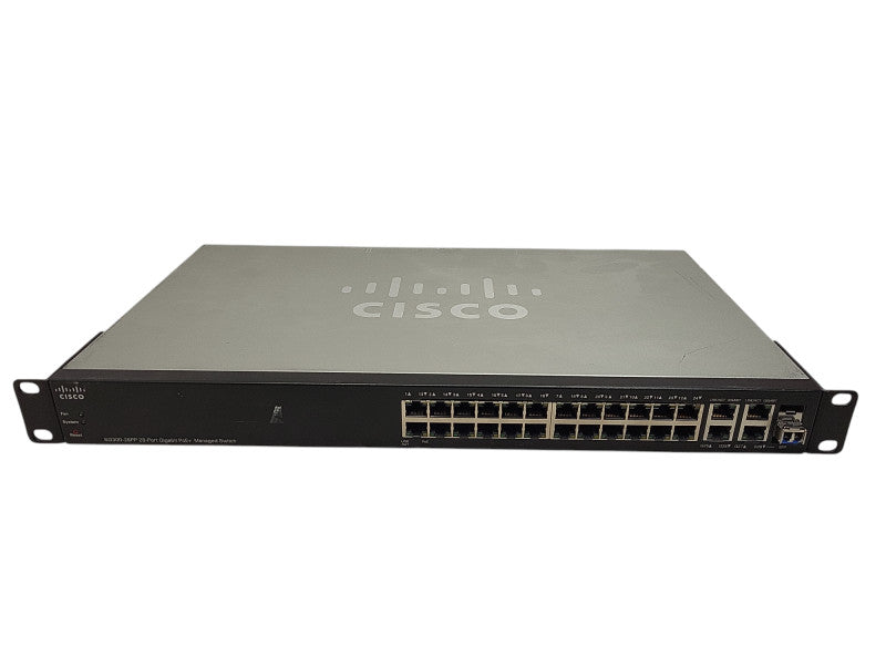Cisco SG300-28PP-K9 V03, 28-Port Gigabit PoE+ Managed Switch, 2x SFP Q$