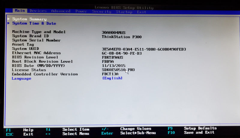 Lenovo ThinkStation P300 Xeon E3-1241 v3 8GB RAM No K620 - No HDD