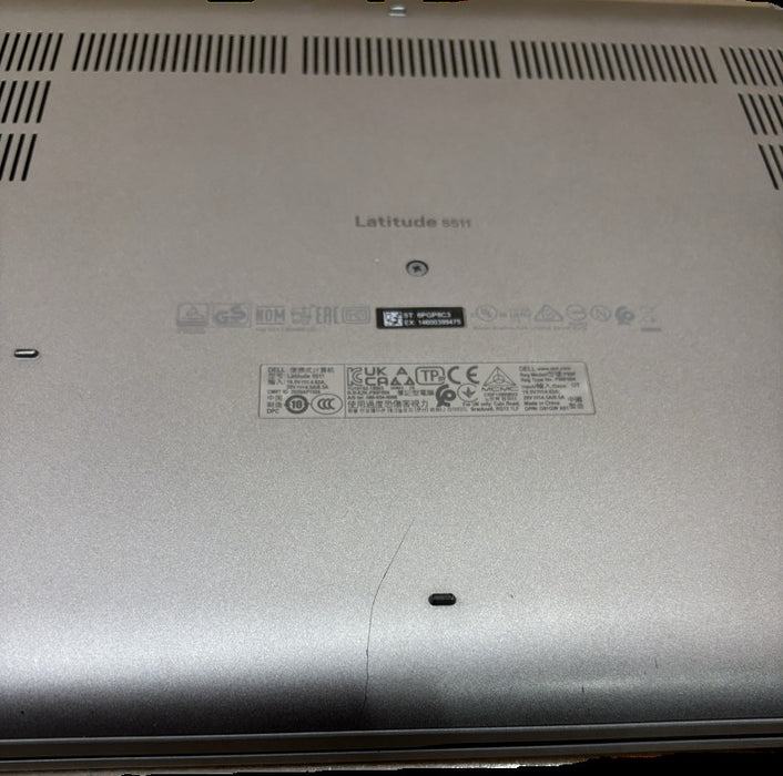 Dell Latitude 5511 i7-10850H@2.7 GeForce MX250 2GB GPU 16GB RAM 256SSD READ  Lap200