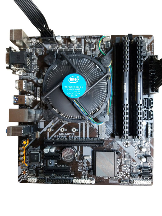 MotherBoard GIGABYTE B360M, Intel i7-8700 CPU 3.20GHz, 16GB RAM