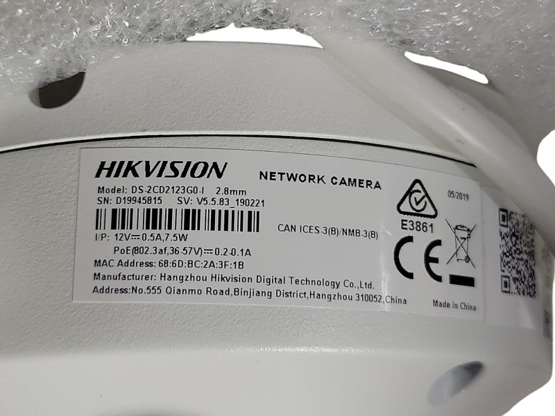 Open-Box Hikvision DS-2CD2123G0-I 2.8mm Network Camera _