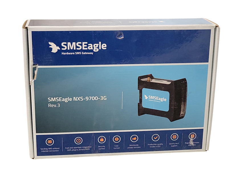 New SMSEagle NXS-9700-3G Rev.3 hardware SMS Gateway _
