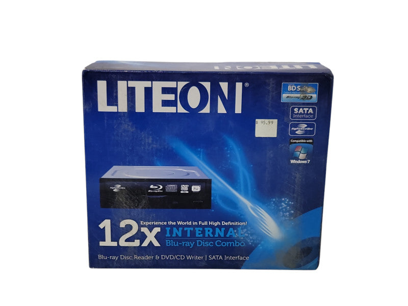 New Liteon 12x Internal Blu-Ray Disk Reader & DVD/CD writer SATA Interface _