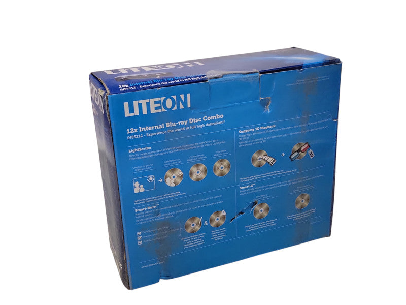 New Liteon 12x Internal Blu-Ray Disk Reader & DVD/CD writer SATA Interface _